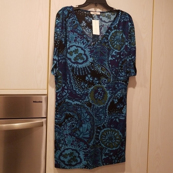 💕TRINA TURK💕 Paisly Tunic Mini Dress or C - Picture 5 of 8